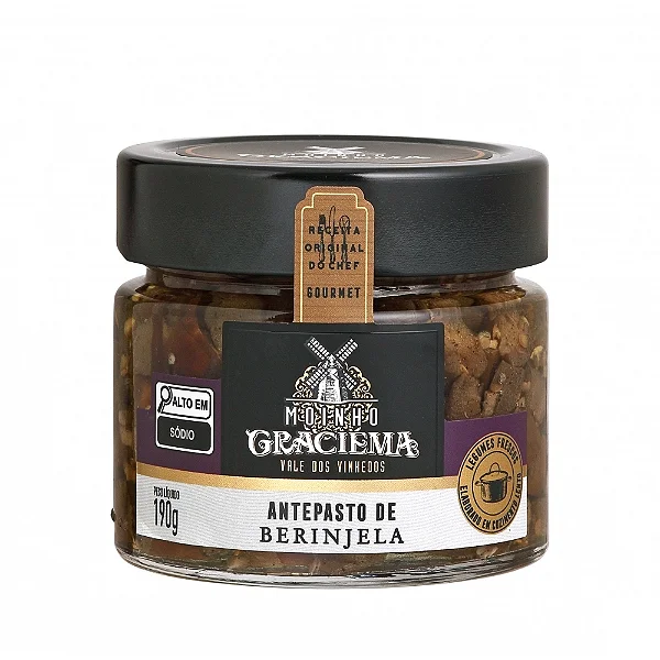 ANTEPASTO DE BERINJELA MOINHO GRACIEMA  190G