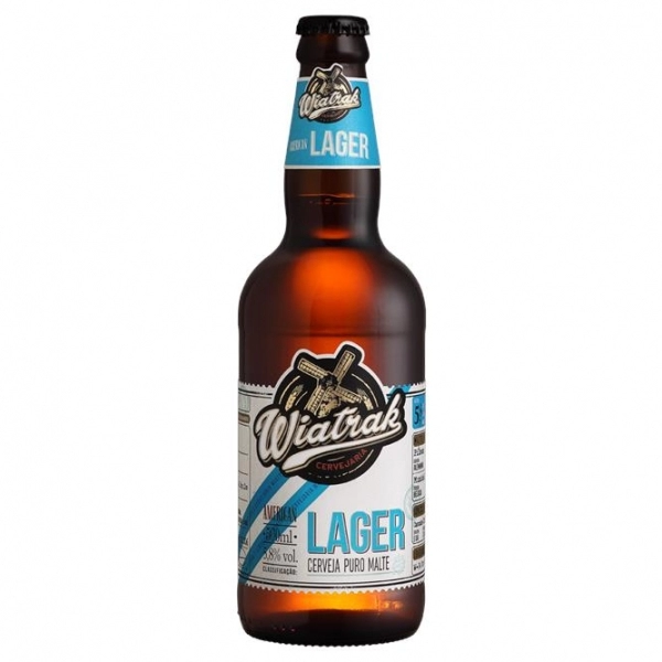 CERVEJA AMERICAN LAGER WIATRAK 500ML