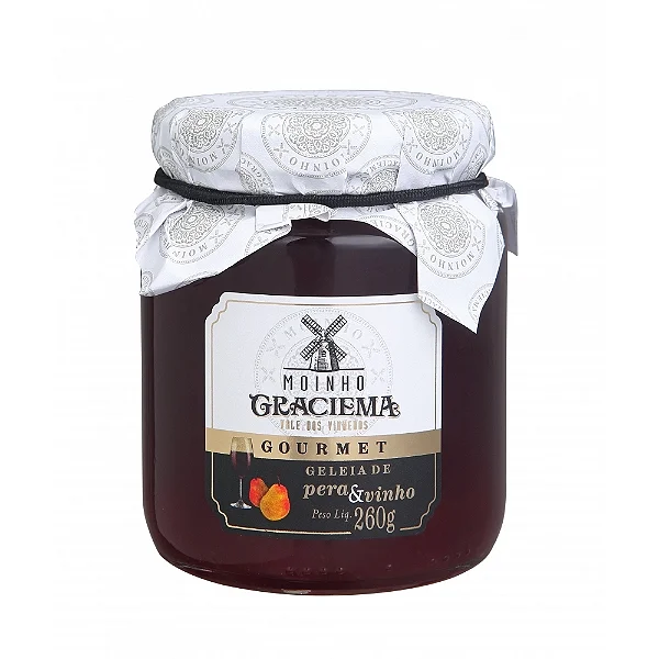 GELEIA GOURMET PERA E VINHO 260G