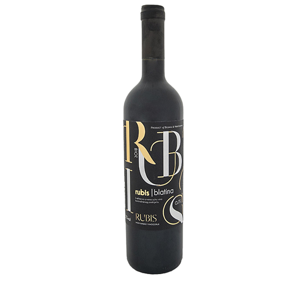 VINHO FINO TINTO SECO BLATINA RUBIS 750ml