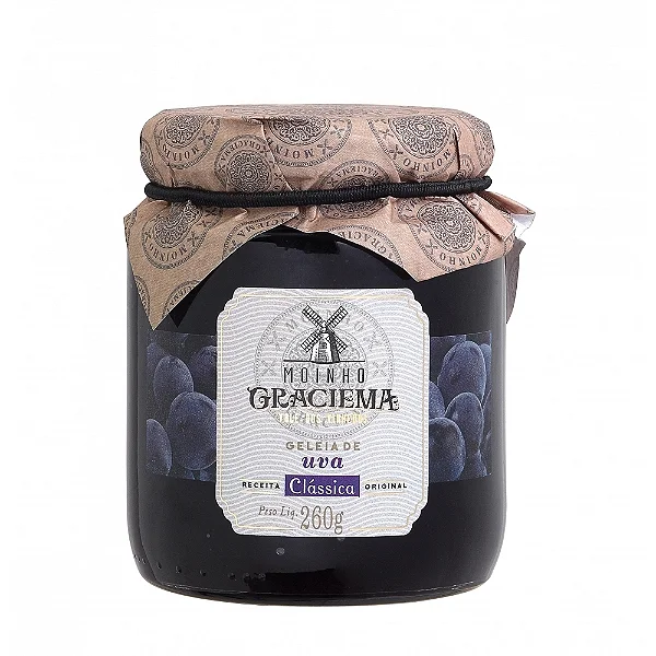 GELEIA CLASSICA UVA  - MOINHO GRACIEMA 260g