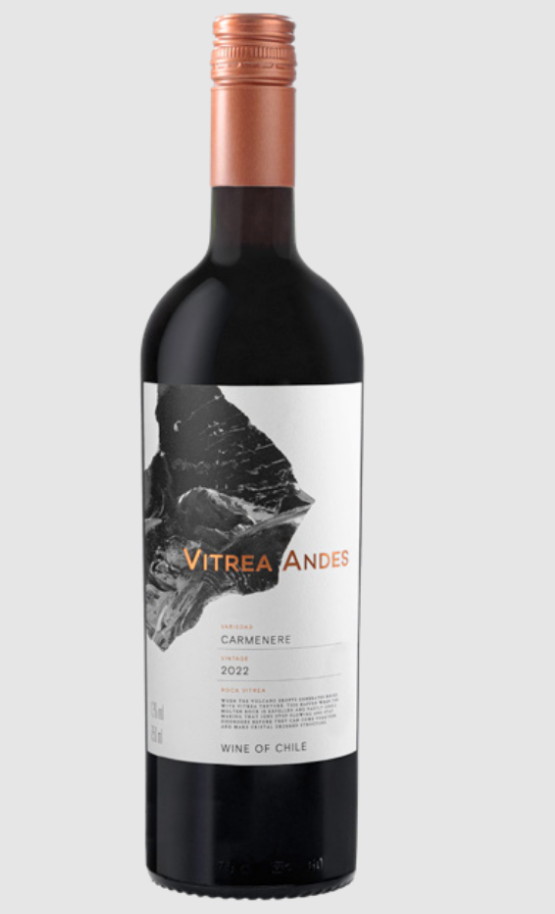 vinho Vitrea Andes Carmenere tinto seco valle central chile 2024 750ml