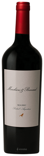 vinho Marchiori e Barraud Malbec tinto seco argentina 2024 750ml