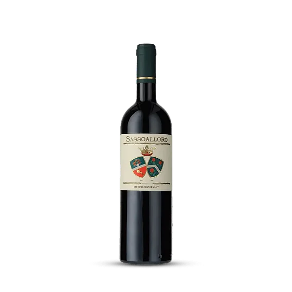 VINHO JACOPO BIONDI SANTI SASSOALLORO SANGIOVESE GROSSO BBS11 TINTO SECO TOSCANA  ITALIA 2023 750 ML