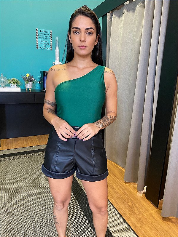 Body Um Ombro Só Com Bojo