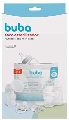 Saco Esterilizador Reutilizável Para Micro-ondas - Buba, Branco