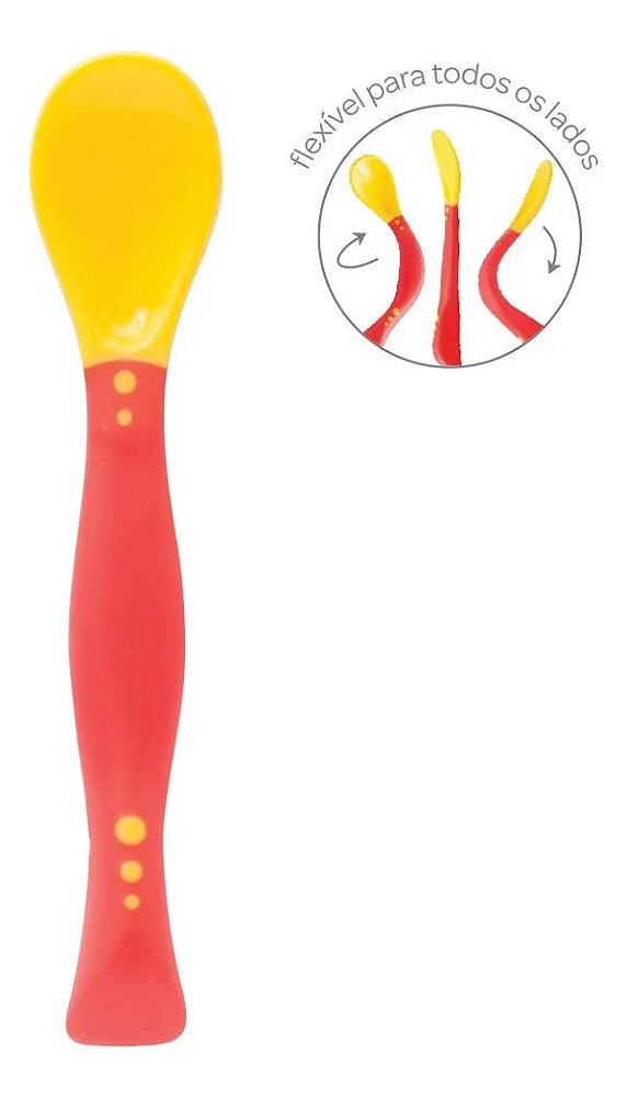 Colher Flexível - Buba, Vermelho