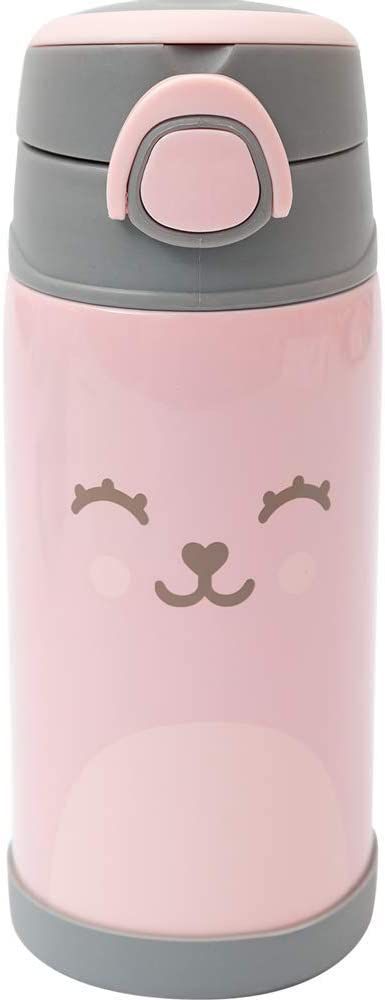 Garrafa Térmica Gumy Parede Dupla - Buba, Rosa
