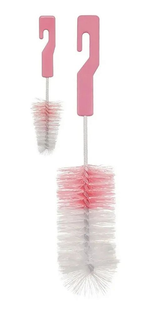 Kit Escovas Mamadeira e Bico - Buba, Rosa