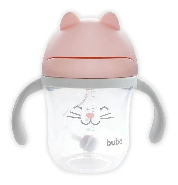 Copo Gato com Alça - Buba, Rosa