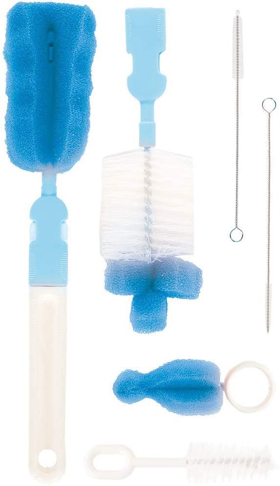 Kit Escovas Mamadeira, Bico e Canudo - Buba, Azul