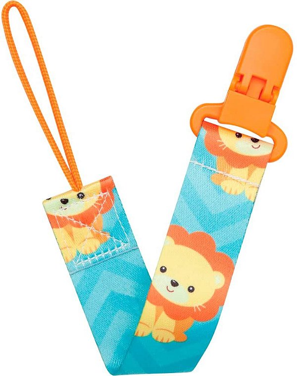 Prendedor de Chupeta Animal Fun - Buba, Leão
