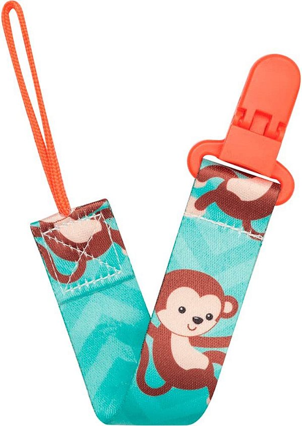 Prendedor de Chupeta Animal Fun - Buba, Macaco