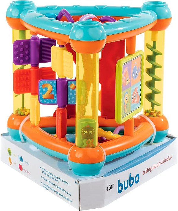 Brinquedo Educativo Triângulo de Atividades - Buba