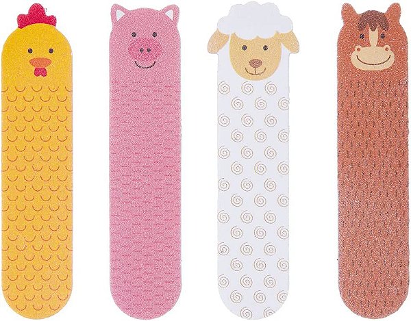 Lixas de Unhas para Bebê Kit 4Un