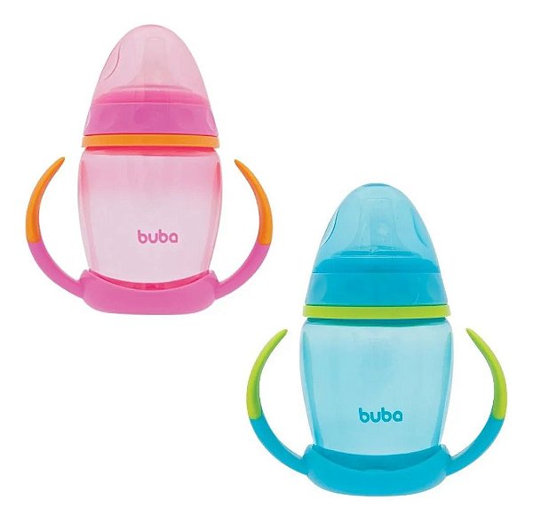 Copo Introdução Alimentar Bebê Bico Silicone Alça