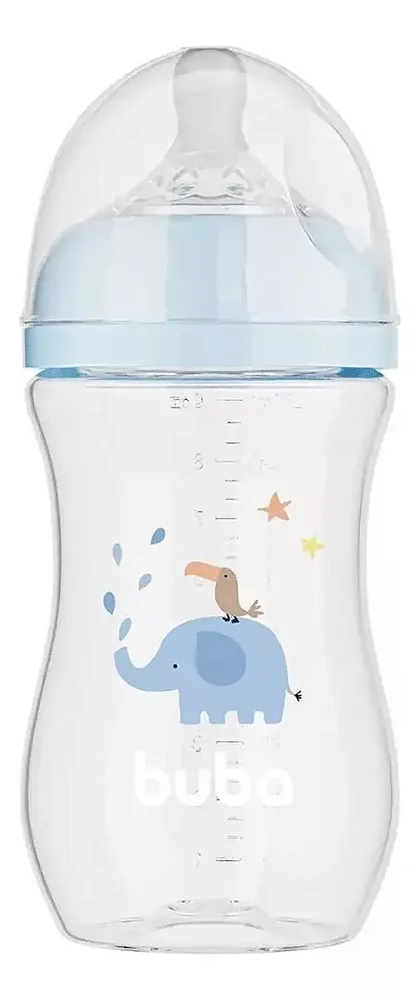 Mamadeira Easy Flow 270mL - Buba, Elefante Azul