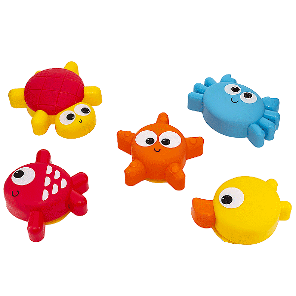 Brinquedo para Banho Amigos Marinhos - Buba