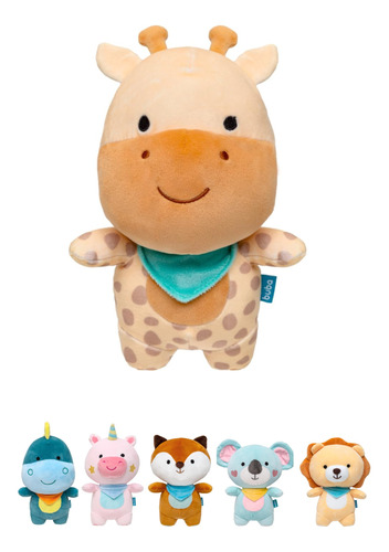 Pelúcia Turminha Soft - Buba, Girafa
