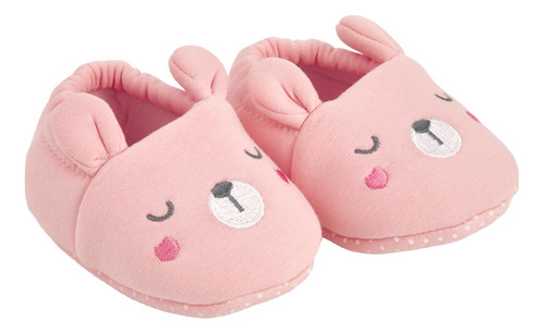 Pantufa Urso Tam. G - Buba, Rosa