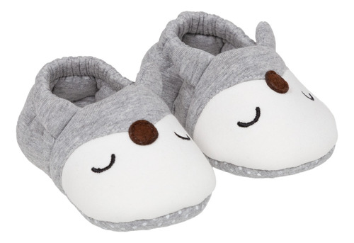 Pantufa Raposa Tam. P - Buba, Cinza