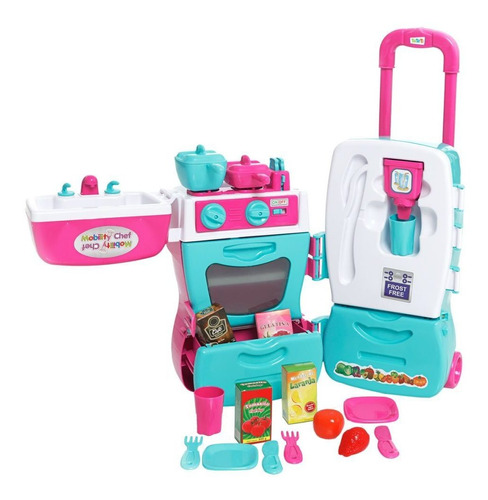 Mobility Chef, Cozinha Infantil Completa - Tateti, Colorido