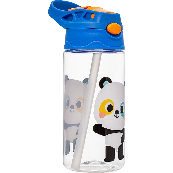 Garrafinha Tritan - Buba Zoo, Azul, Panda