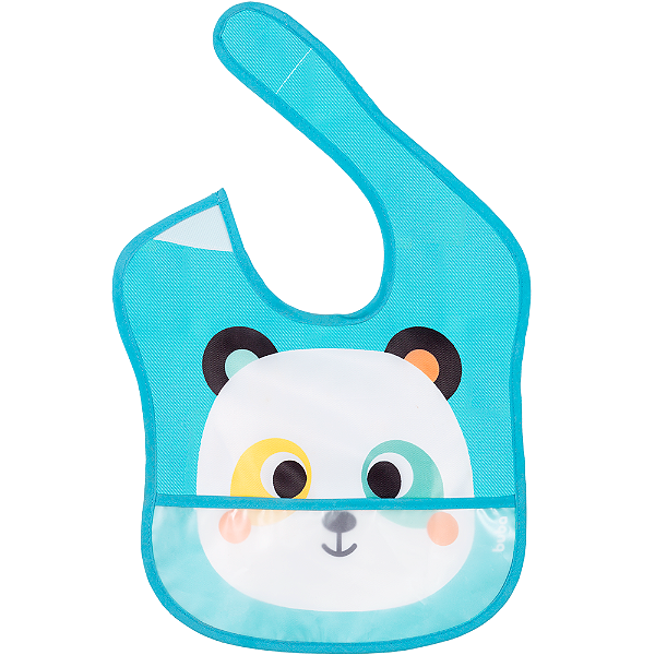 Babador com Bolso Zoo - Buba, Panda