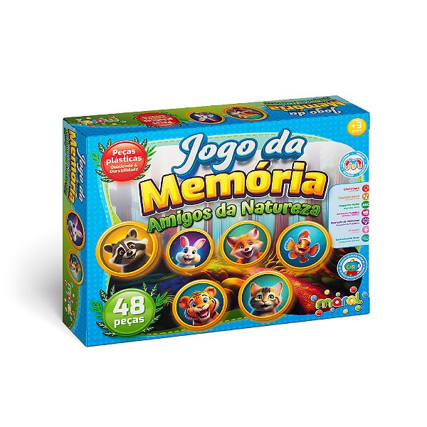 Jogo da Memória Amigos da Natureza - Maral
