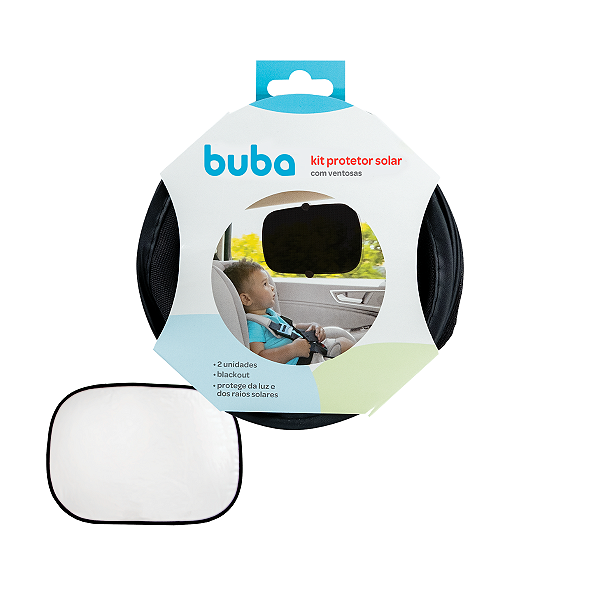 Kit com 2 Protetores Solares Blackout Para Carro - Buba