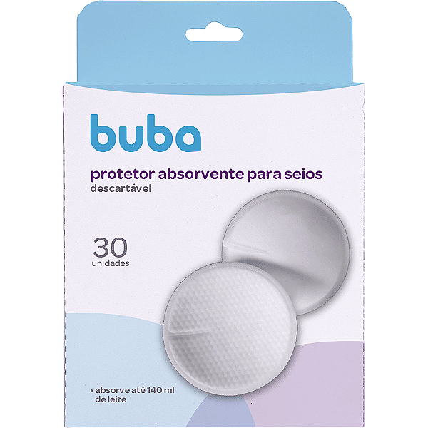 Protetor Absorvente Descartável para Seios - Buba
