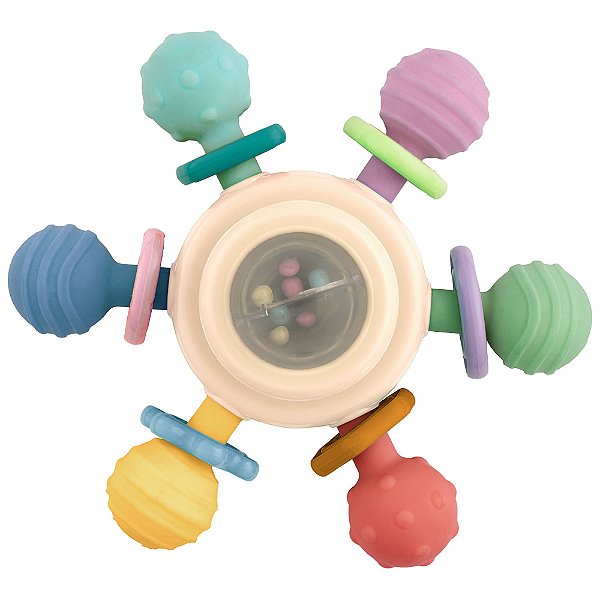 Mordedor Spinner Chocalho com Ventosa - Buba