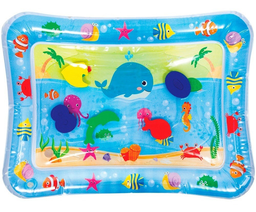 Tapete De Atividades Bebe De Agua Inflavel Interativo Buba