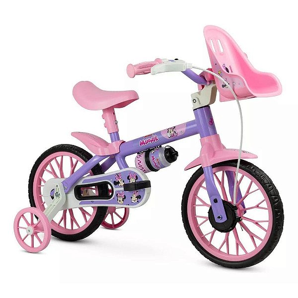 Bicicleta Infantil Minnie Aro 12 Nathor