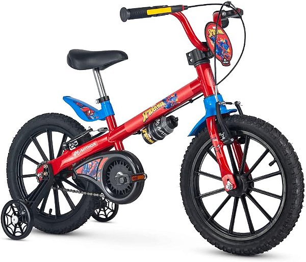 Bicicleta Infantil Homem Aranha Aro 16 Nathor