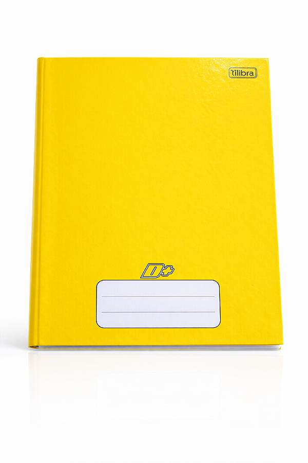 Caderno Brochura Universitário 96 Folhas D+ Amarelo