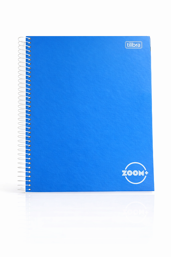 Caderno Universitário Zoom+ Azul 1 Matéria 96 Folhas