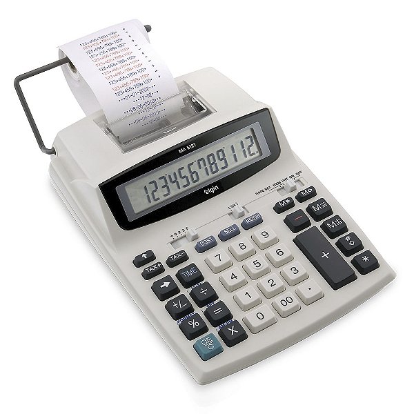 MA5121-CALC.IMPR.C ADAP.12DIG.BICOLOR