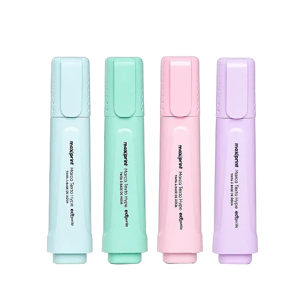 MARCA-TEXTO ECOWRITE HYPE PASTEL- CX C/4