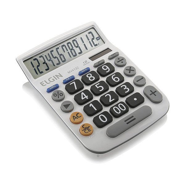 MV-4132 CALC.MESA VISOR 12 DIG. BRANCA
