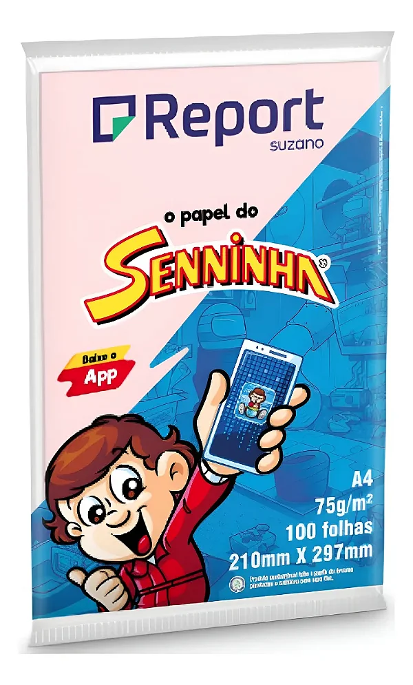 REPORT SENNINHA© A4 ROSA