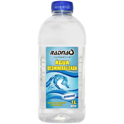 Água Desmineralizada Para Radiador e Bateria 1lt