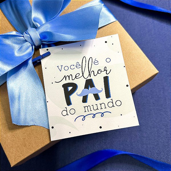 10un Postal "Melhor Pai do Mundo" - Coleção Dia dos Pais