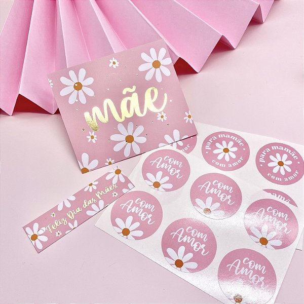 Kit "Mãe" Rosa - Coleção Dia das Mães