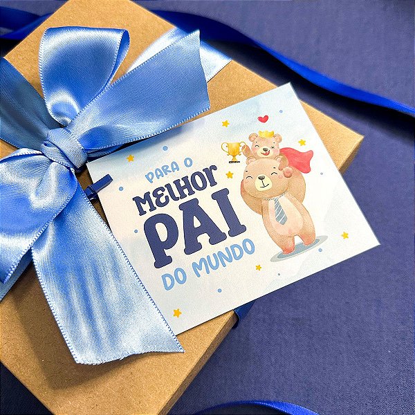 10un Postal "Melhor Pai" - Coleção Dia dos Pais