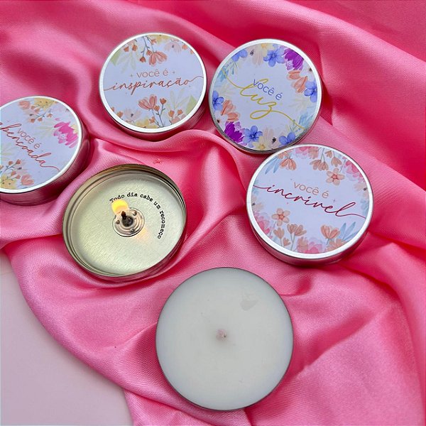 4un Vela Aromática Vanilla 20g