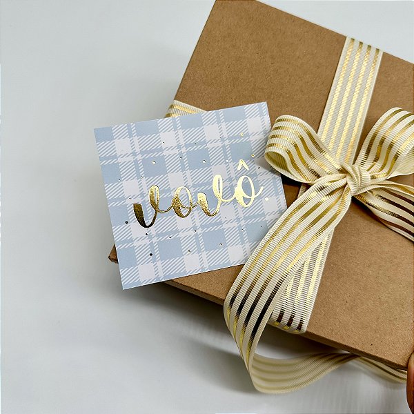 10un Postal Hot Stamping "Vovô" - Coleção Dia dos Avós