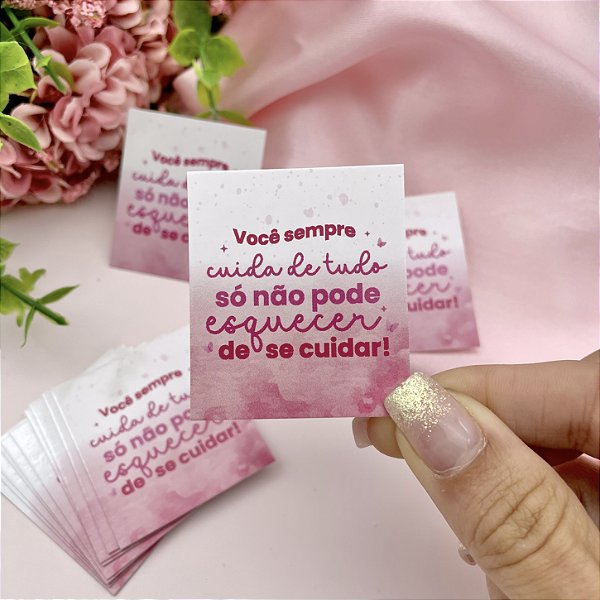 Mini Cartão "Cuida de Tudo"