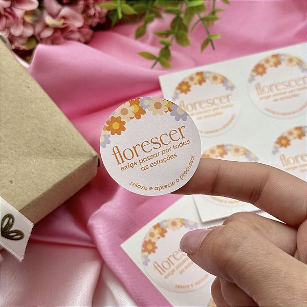 Adesivo "Florescer"