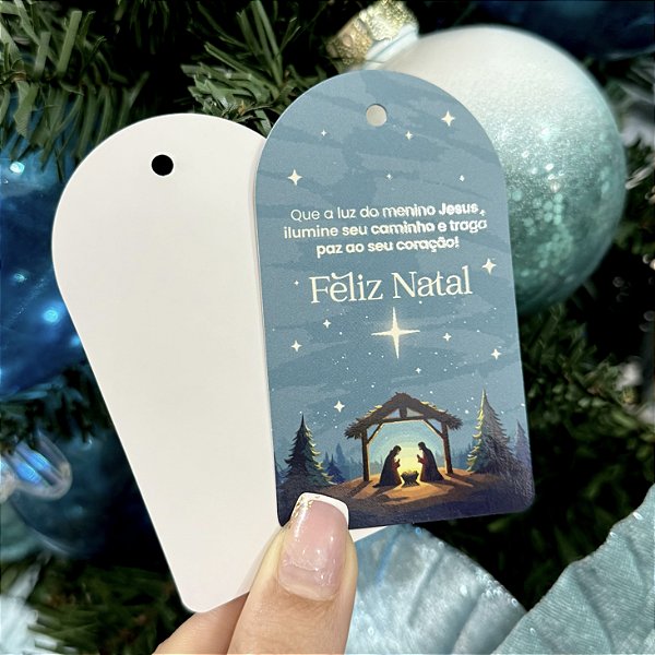 Tag "Luz do Caminho" - Coleção Natal